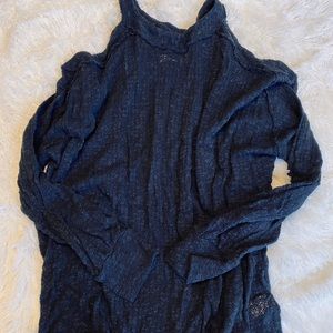 Free People Open Shoulder Top